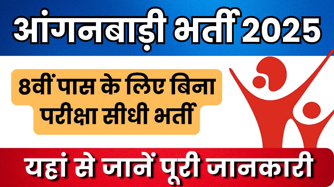 Anganwadi Recruitment 2025, Online Apply, Eligibility, Age Limit