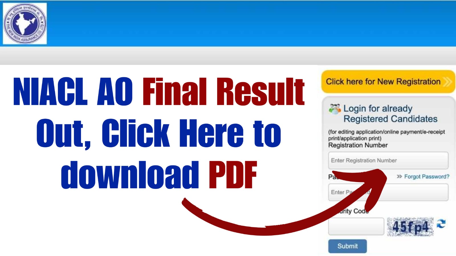 NIACL AO Final Result 2025, Download Result PDF