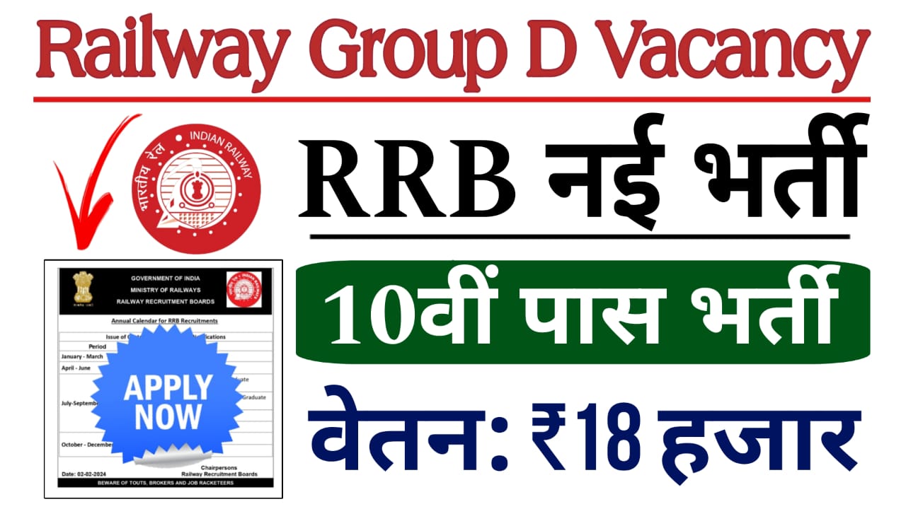 RRB Group D Recruitment 2025 Apply Now for 32,438 Vacancies in Railway Group D
