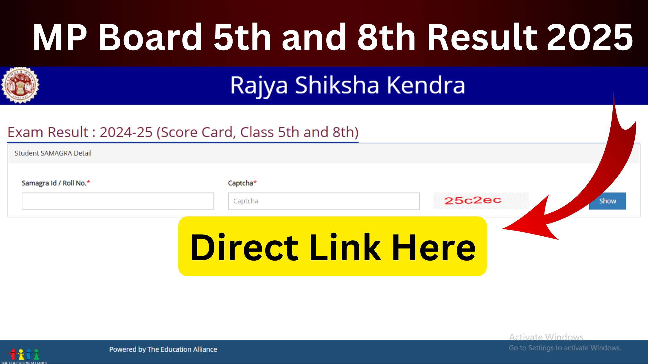 MP Board 5th and 8th Result 2025