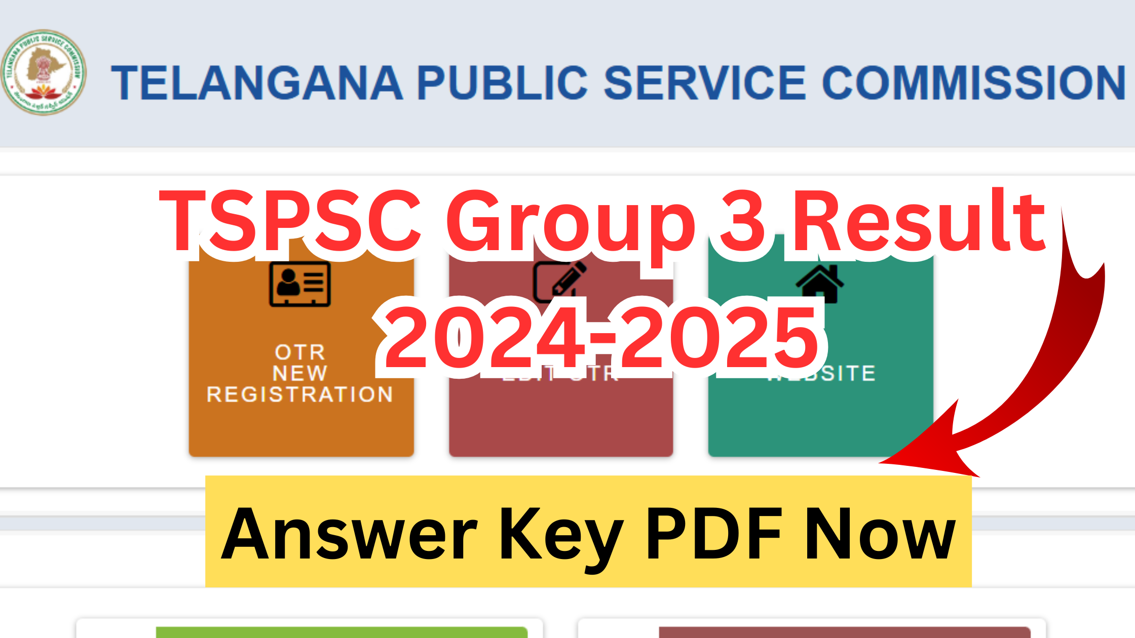 TSPSC Group 3 Result 2024-2025
