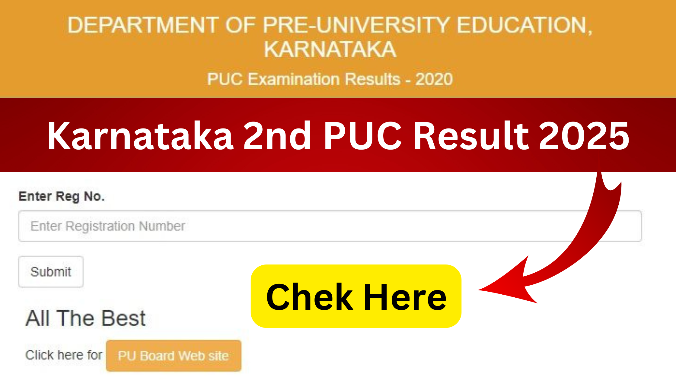 Karnataka 2nd PUC Result 2025
