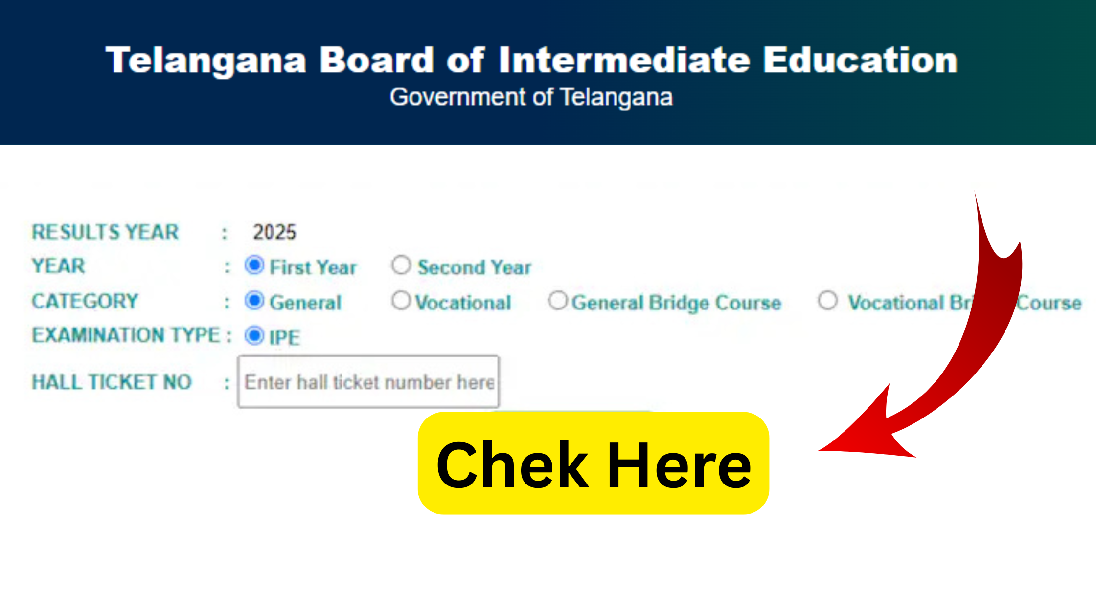 TS Inter Supplementary Result 2025